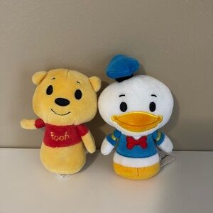 Hallmark Winnie the Pooh and Donald Duck Itty Bittys